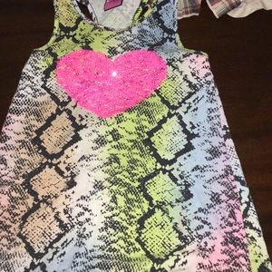 kids dress with sequins